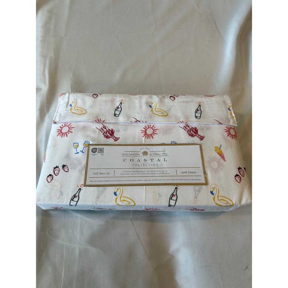Coastal collection by Hillcrest home full-size sheet set - Picture 2 of 5